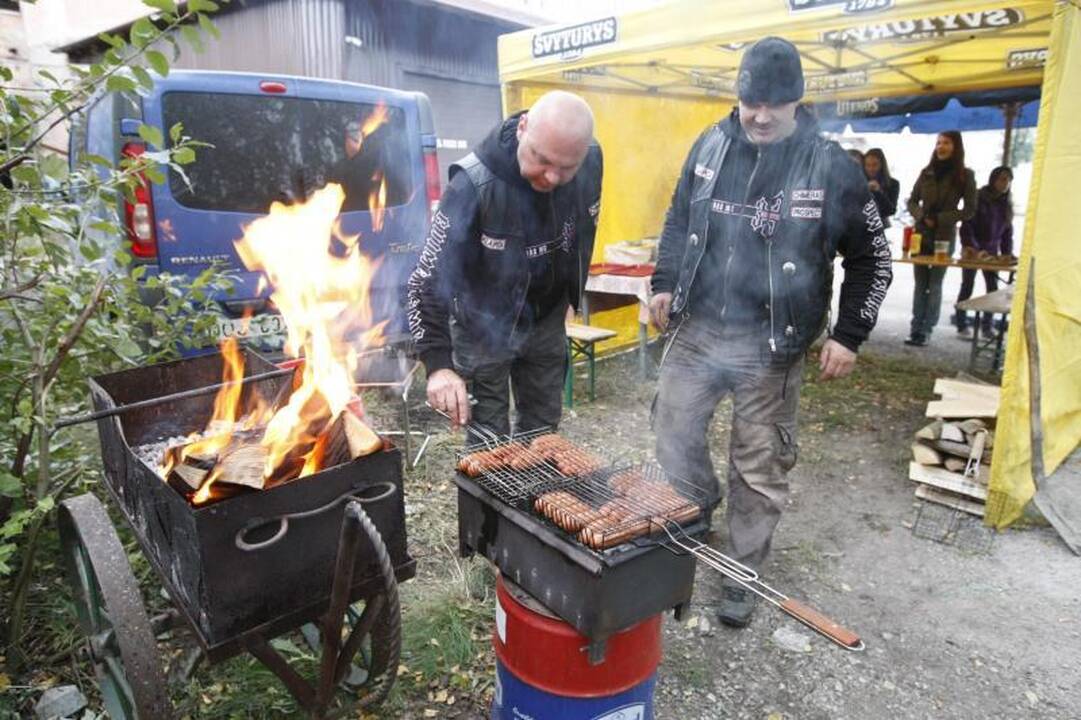 Klaipėdoje baikeriai uždarė motociklininkų sezoną