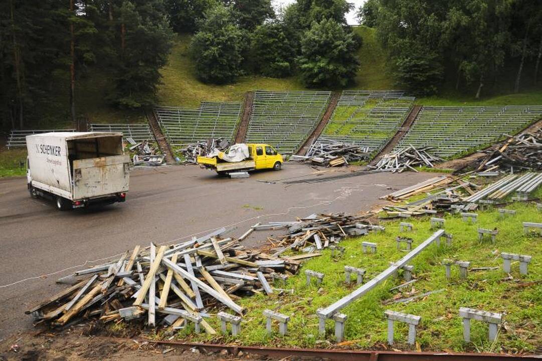 Kalnų parkas ruošiasi Moksleivių dainų šventei 
