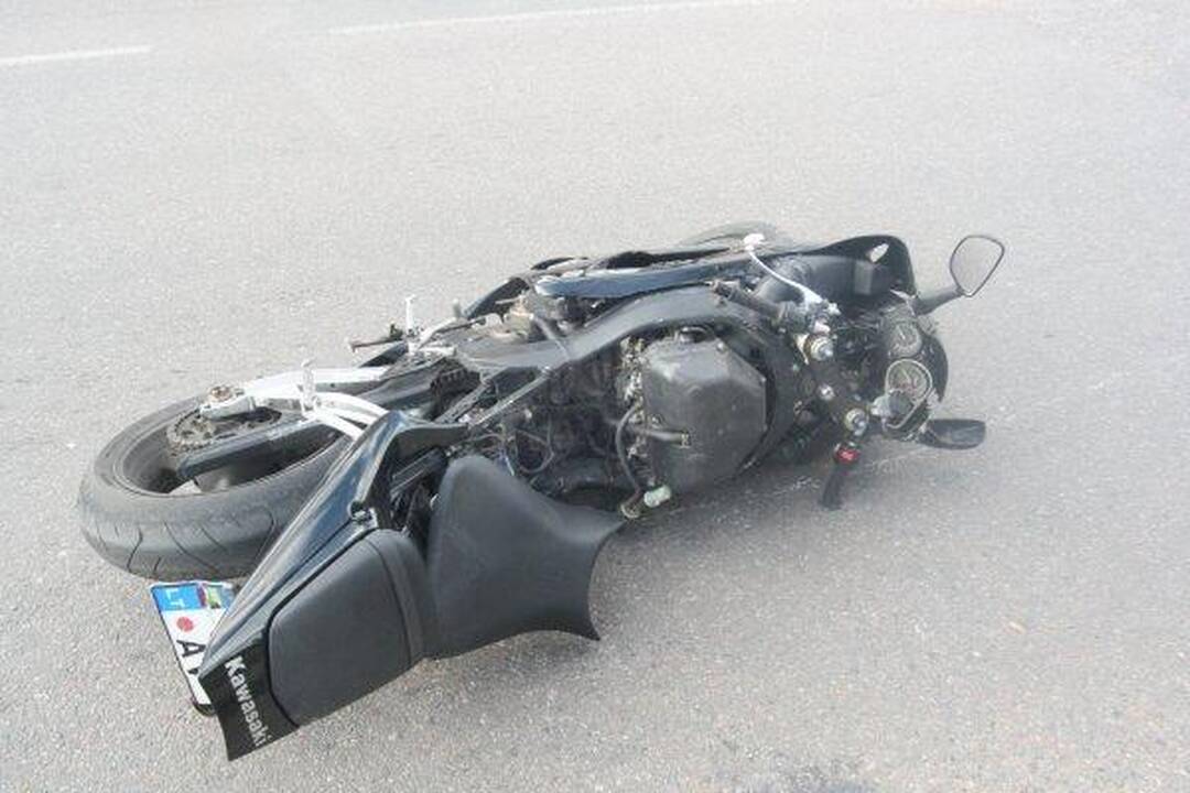 Jonavoje žuvo motociklininkas