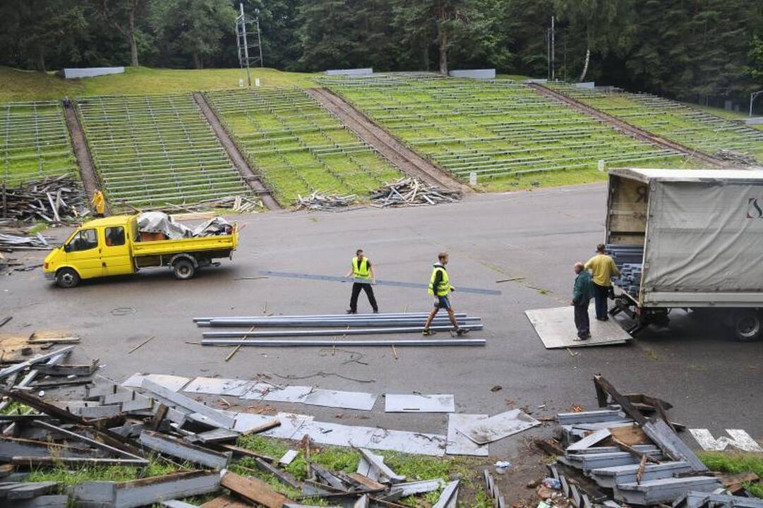 Kalnų parkas ruošiasi Moksleivių dainų šventei 