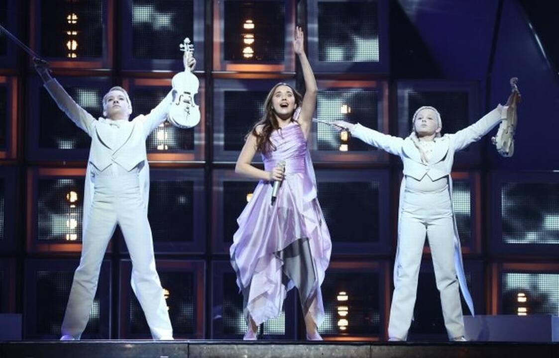 Vaikų Euroviziją laimėjo Gruzija, P.Skrabytė liko dešimta