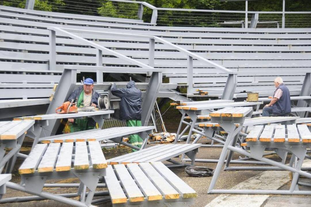 Kalnų parkas ruošiasi Moksleivių dainų šventei 