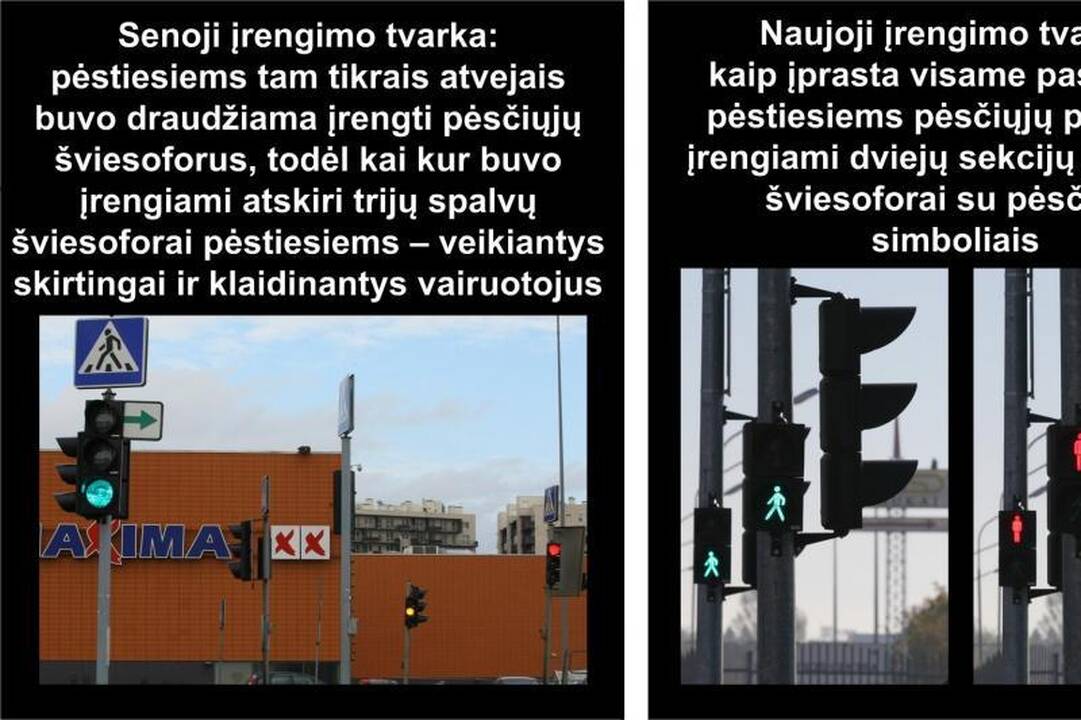 Naujos šviesoforų įrengimo taisyklės – saugesniam eismui