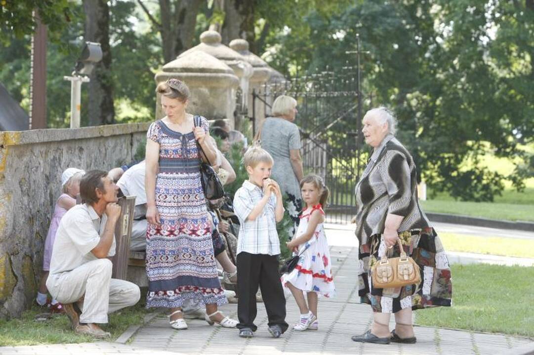 Laukžemėje iškilo Arūno Sakalausko skulptūra šv. Andriejui