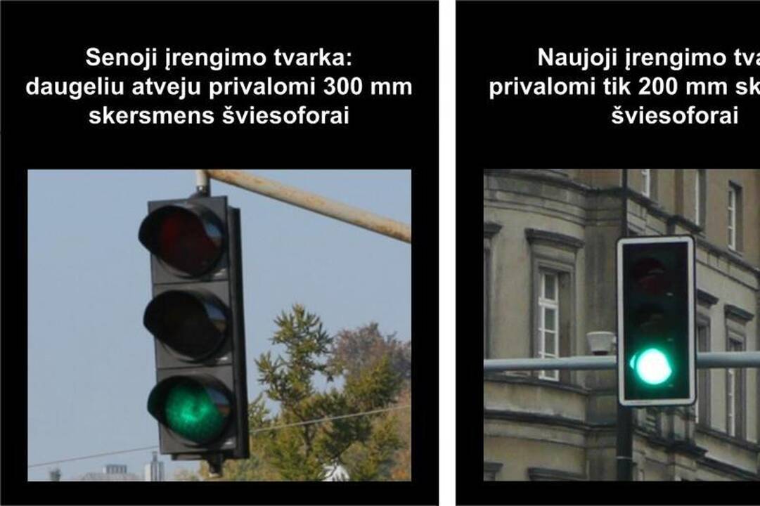 Naujos šviesoforų įrengimo taisyklės – saugesniam eismui