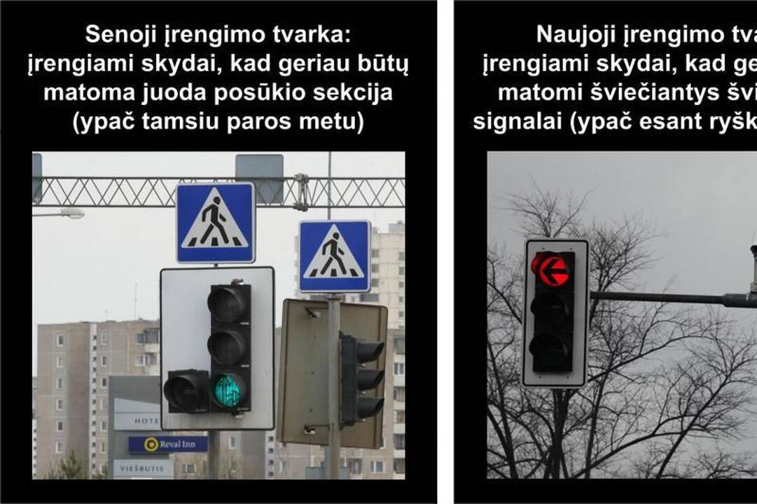 Naujos šviesoforų įrengimo taisyklės – saugesniam eismui