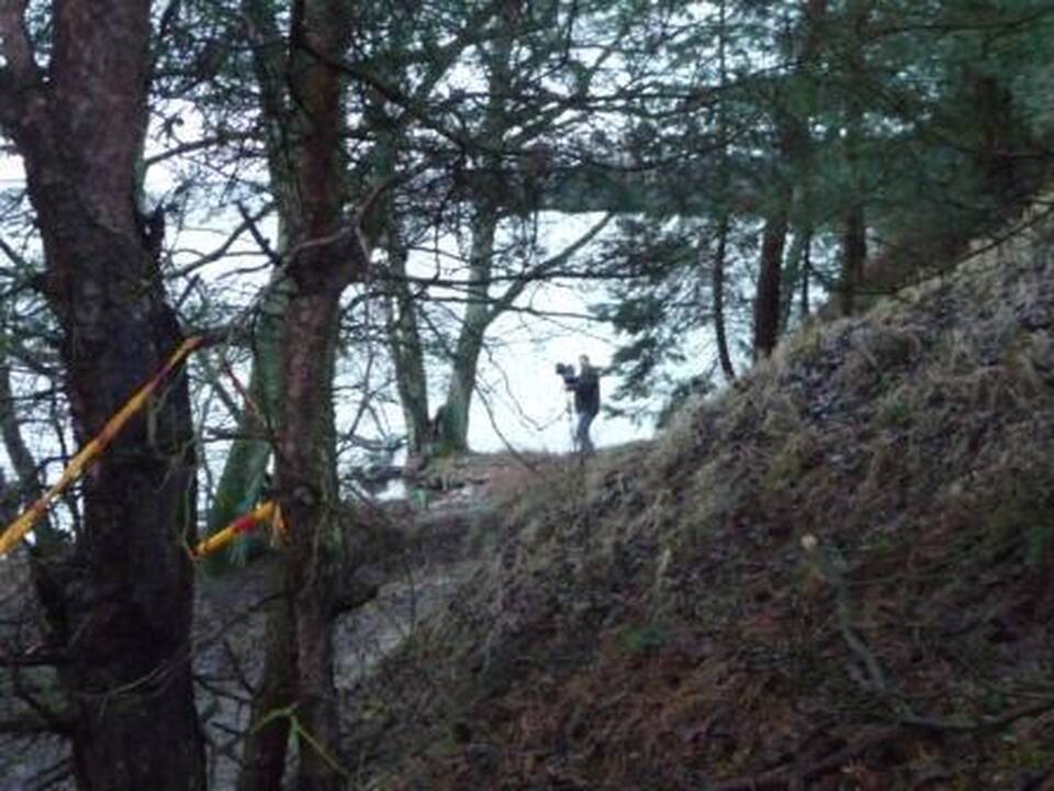 Smiltynėje žuvo betoninio luito prispaustas žmogus (papildyta foto) 