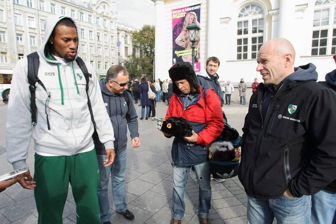 Kauno “Žalgirio” krepšininkai apžiūrėjo Maskvą