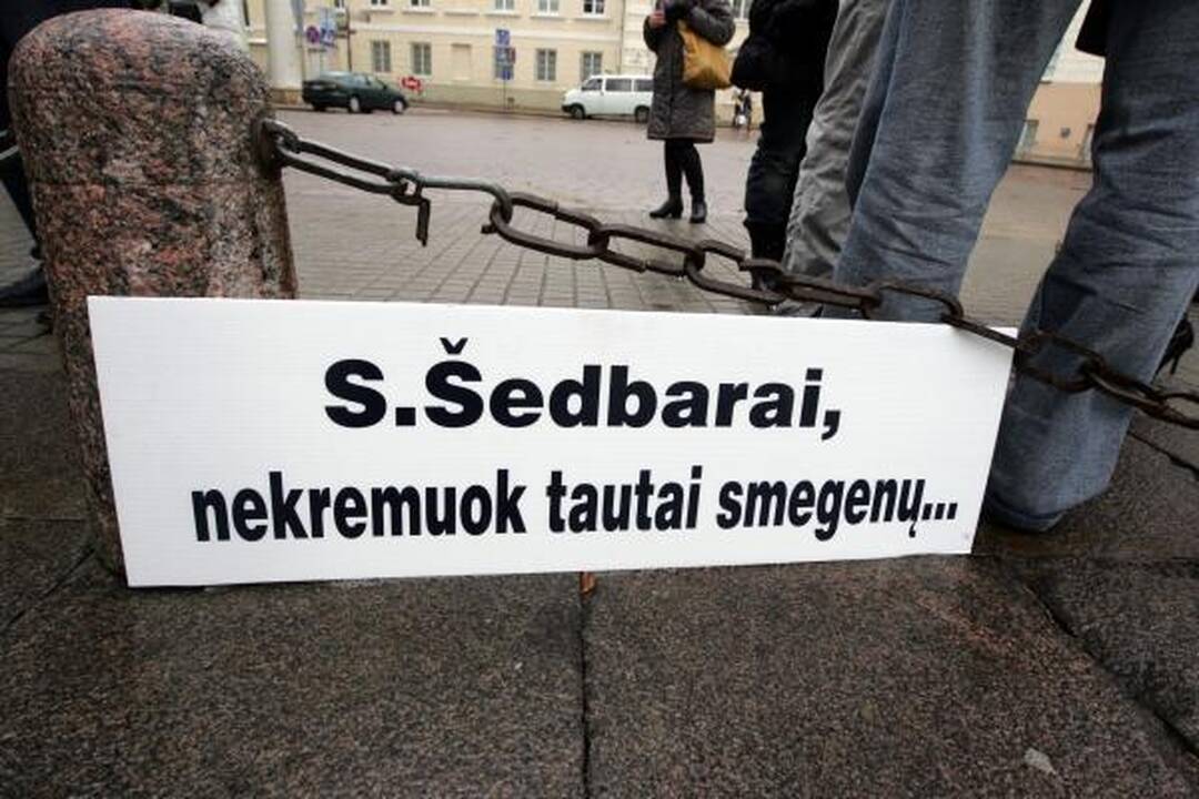L.Kedienė Prezidentei nunešė protestuotojų reikalavimus (papildyta)