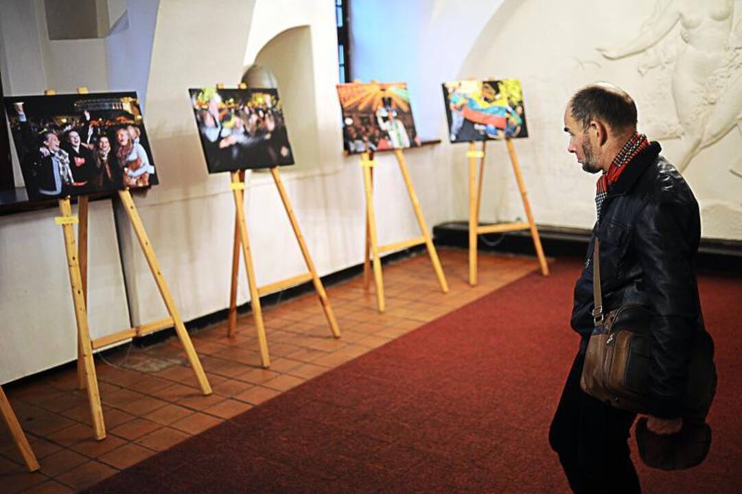 Rotušėje – krepšinio aistras menanti fotografijų paroda