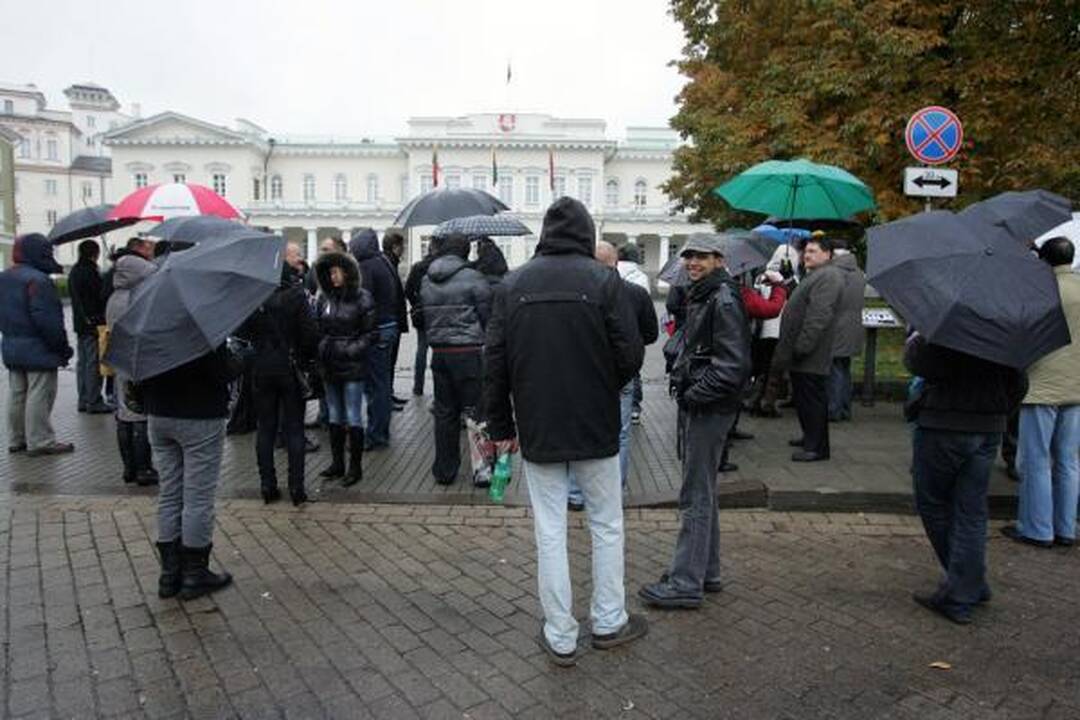 L.Kedienė Prezidentei nunešė protestuotojų reikalavimus (papildyta)