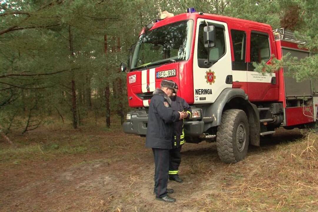 Smiltynėje žuvo betoninio luito prispaustas žmogus (papildyta foto) 