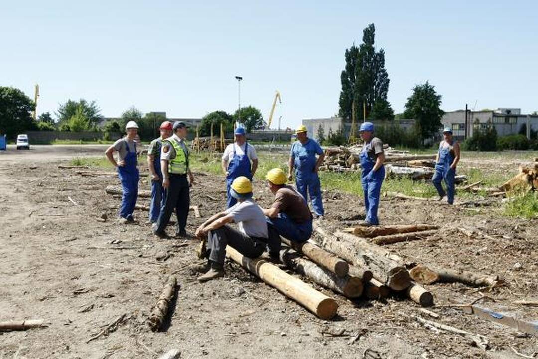 Klaipėdos tarnybas ant kojų sukėlė porolono prikimšta bomba (papildyta)