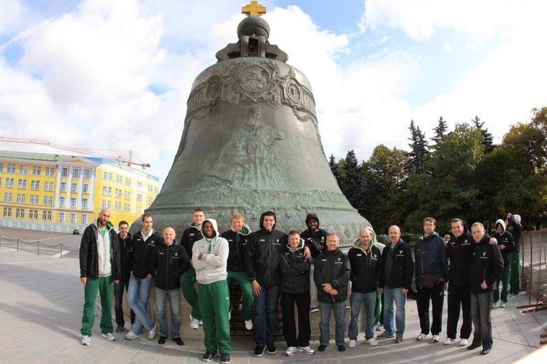 Kauno “Žalgirio” krepšininkai apžiūrėjo Maskvą