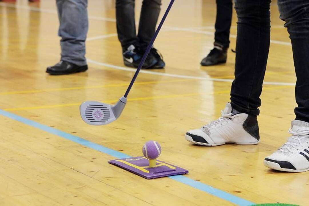 Geriausiai golfą žaidžia S.Dacho progimnazijos moksleiviai