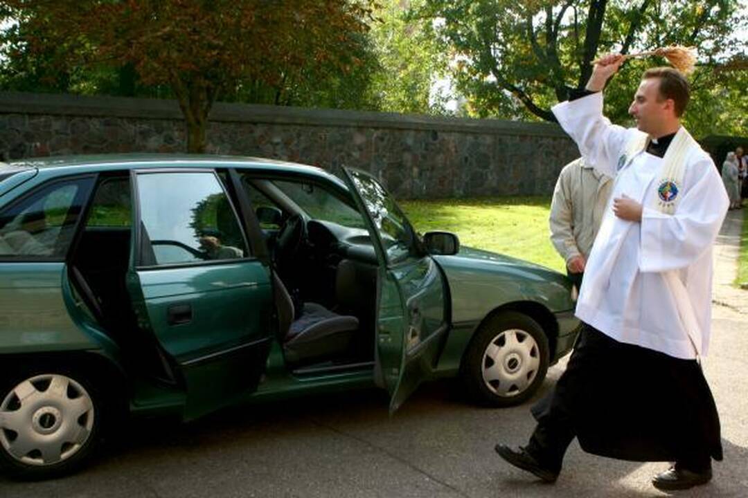 Klaipėdiečiai prašė Dievo palaimos vairuojant
