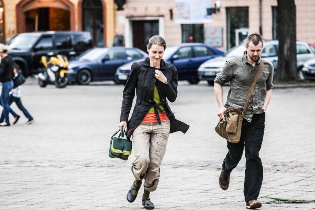 Rotušės aikštę drebino patrankos šūviai 