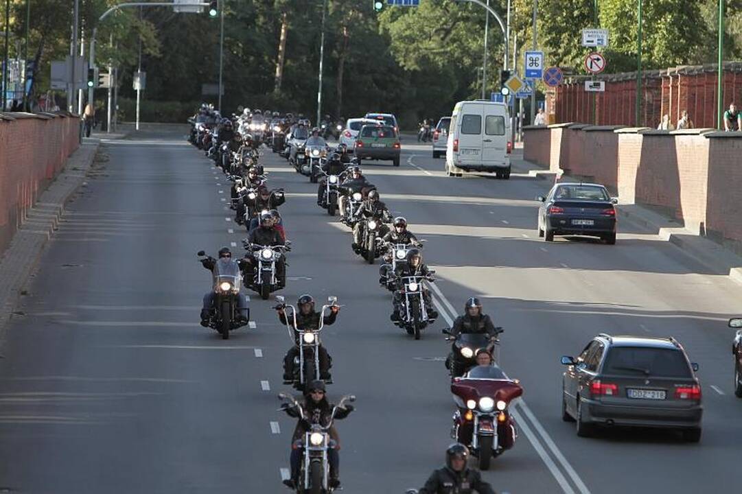 Klaipėdos motociklininkai šventė sezono pabaigtuves