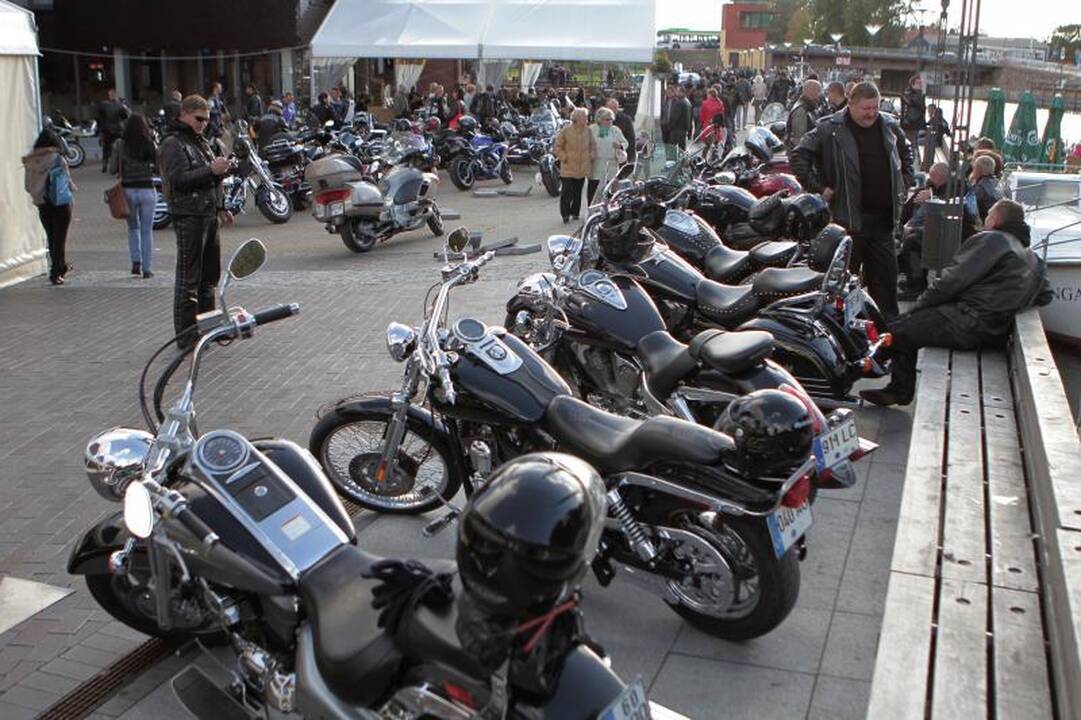 Klaipėdos motociklininkai šventė sezono pabaigtuves