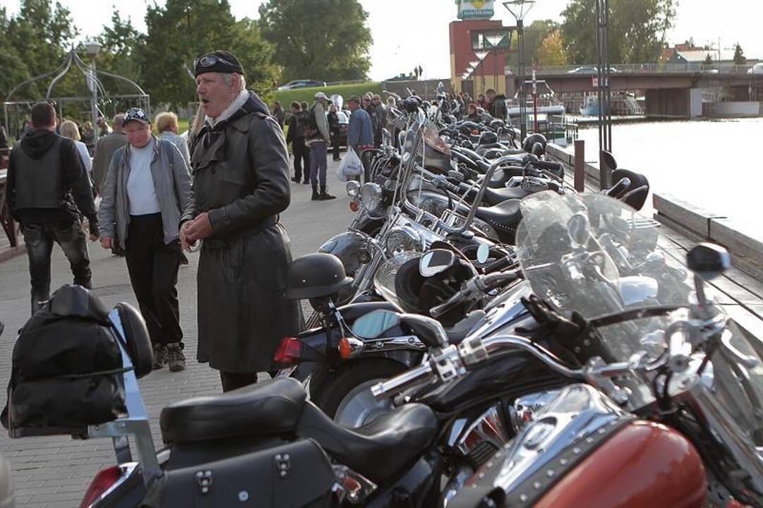Klaipėdos motociklininkai šventė sezono pabaigtuves