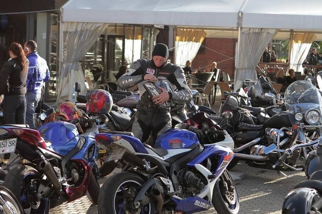 Klaipėdos motociklininkai šventė sezono pabaigtuves