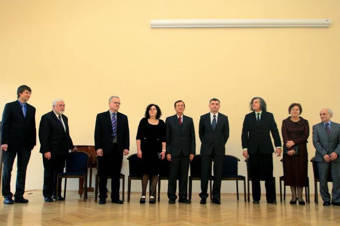 Mokslų akademijoje apdovanoti mokslo premijų laureatai