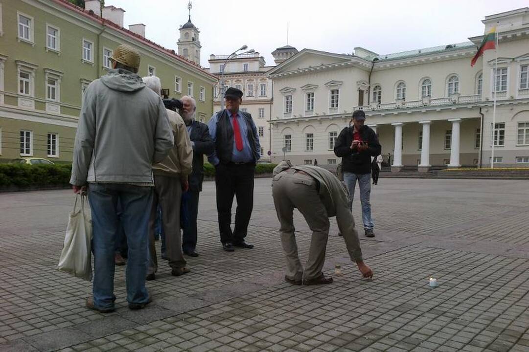 Po įvykių Garliavoje – mitingas prie Prezidentūros