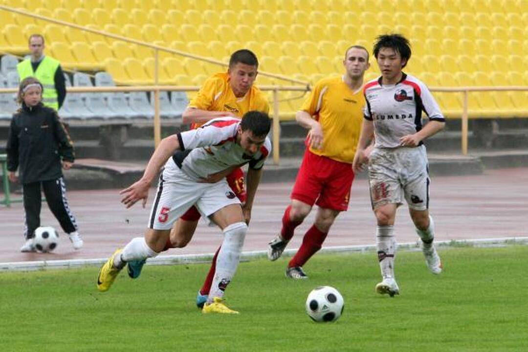 FC „Klaipėdą“ sutriuškino Marijampolės futbolininkai
