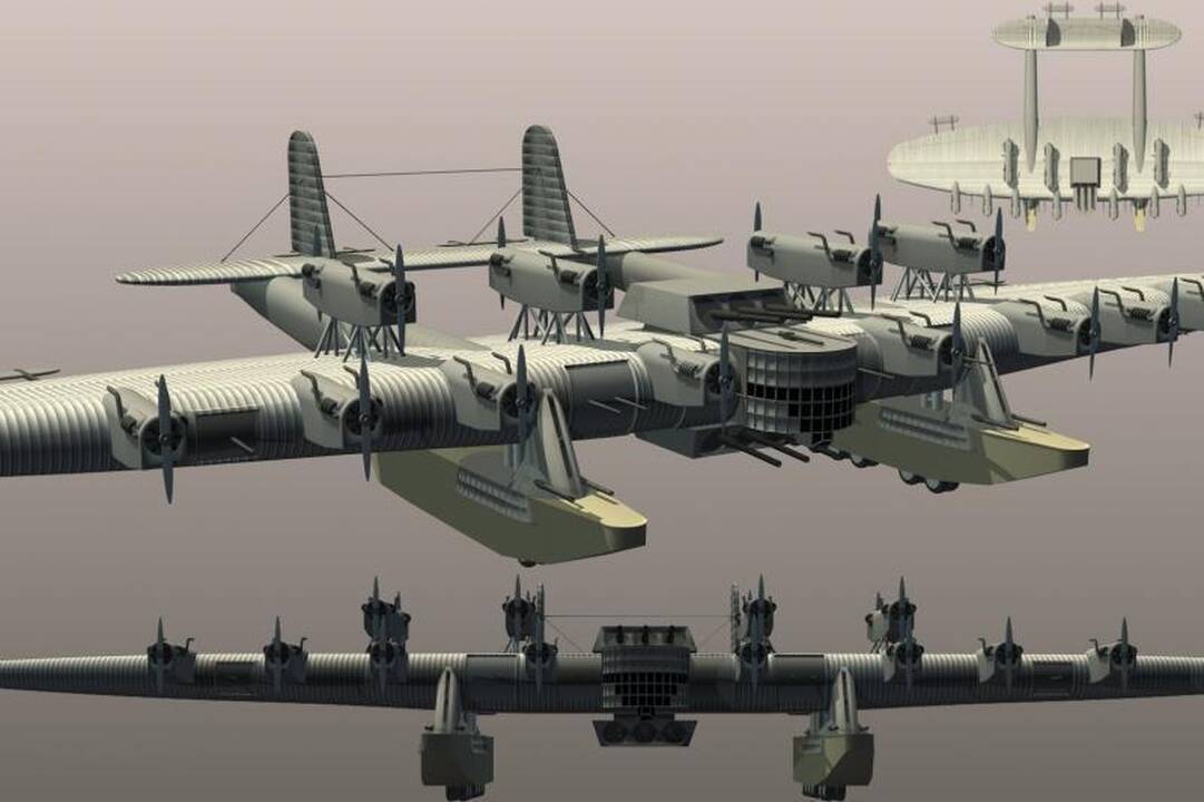 Sovietinė gigantomanija: skraidanti rusų tvirtovė „Kalinin K-7“