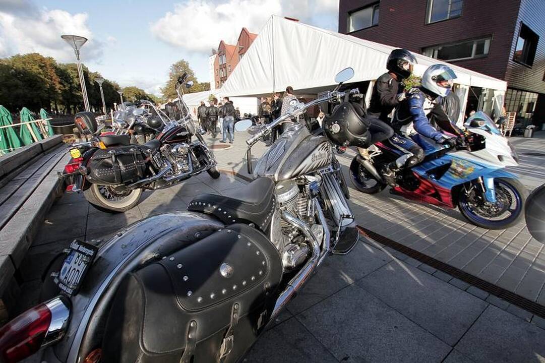 Klaipėdos motociklininkai šventė sezono pabaigtuves