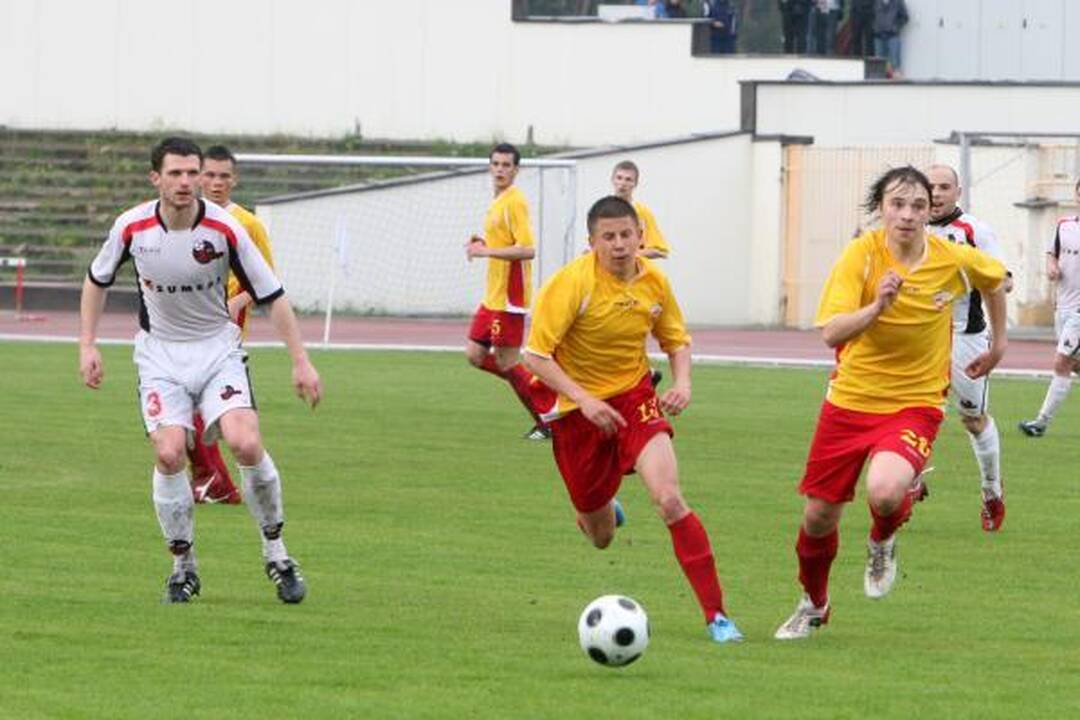 FC „Klaipėdą“ sutriuškino Marijampolės futbolininkai
