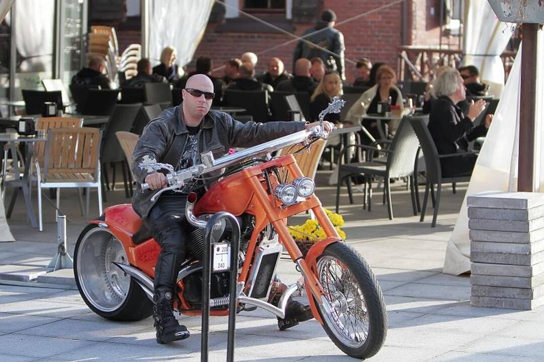 Klaipėdos motociklininkai šventė sezono pabaigtuves