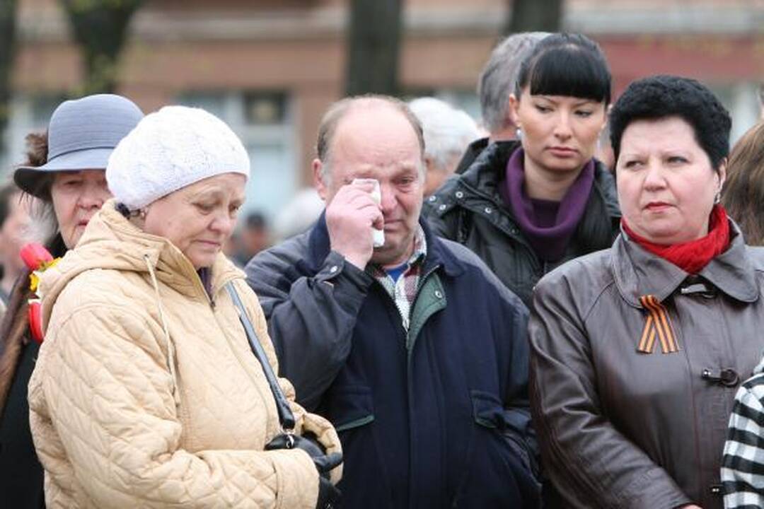 Tūkstančiai klaipėdiečių pagerbė karo aukas 