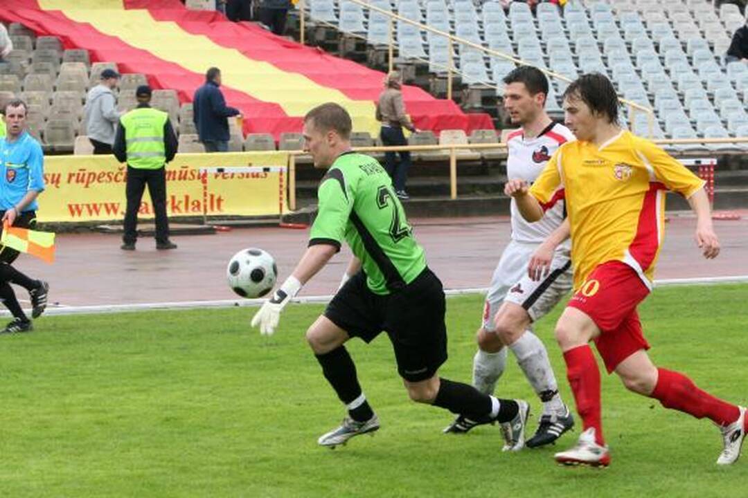 FC „Klaipėdą“ sutriuškino Marijampolės futbolininkai