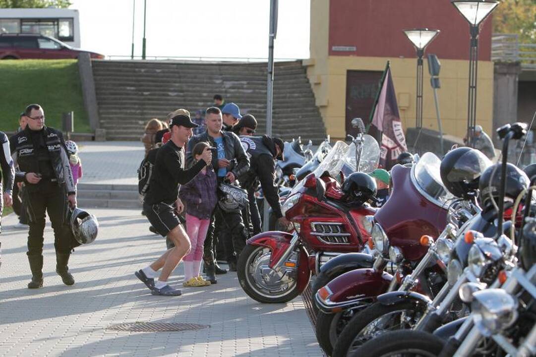 Klaipėdos motociklininkai šventė sezono pabaigtuves