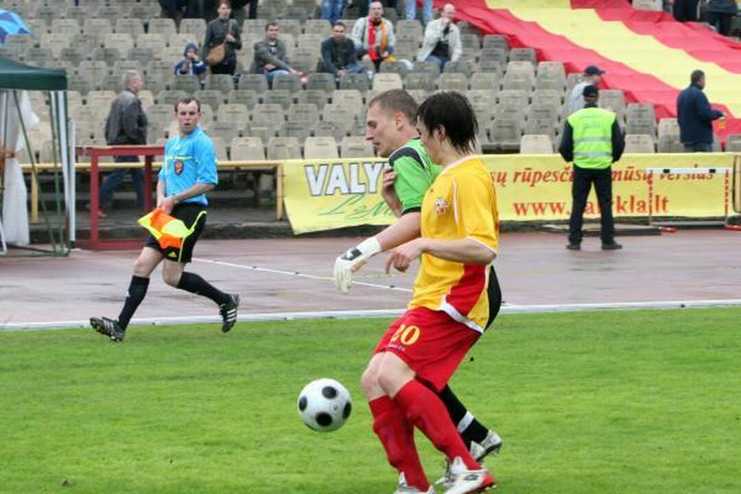 FC „Klaipėdą“ sutriuškino Marijampolės futbolininkai