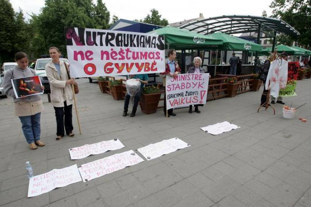 Vaikų gynimo dieną - protestas prieš abortus