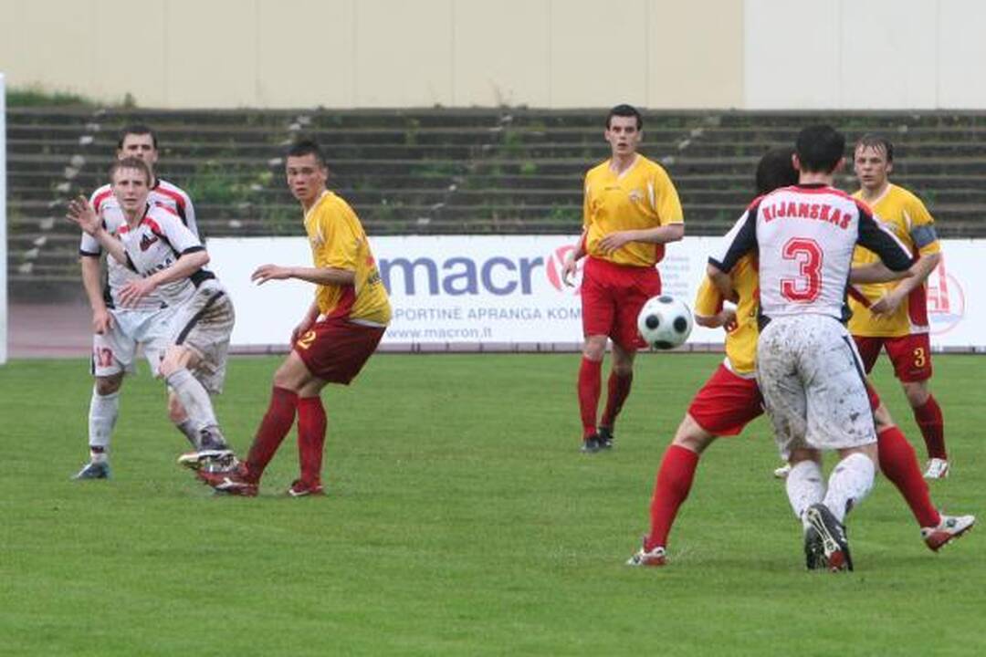 FC „Klaipėdą“ sutriuškino Marijampolės futbolininkai