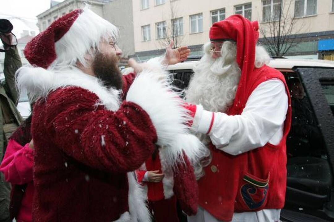 Vilniuje lankosi pagrindinis planetos Kalėdų senelis