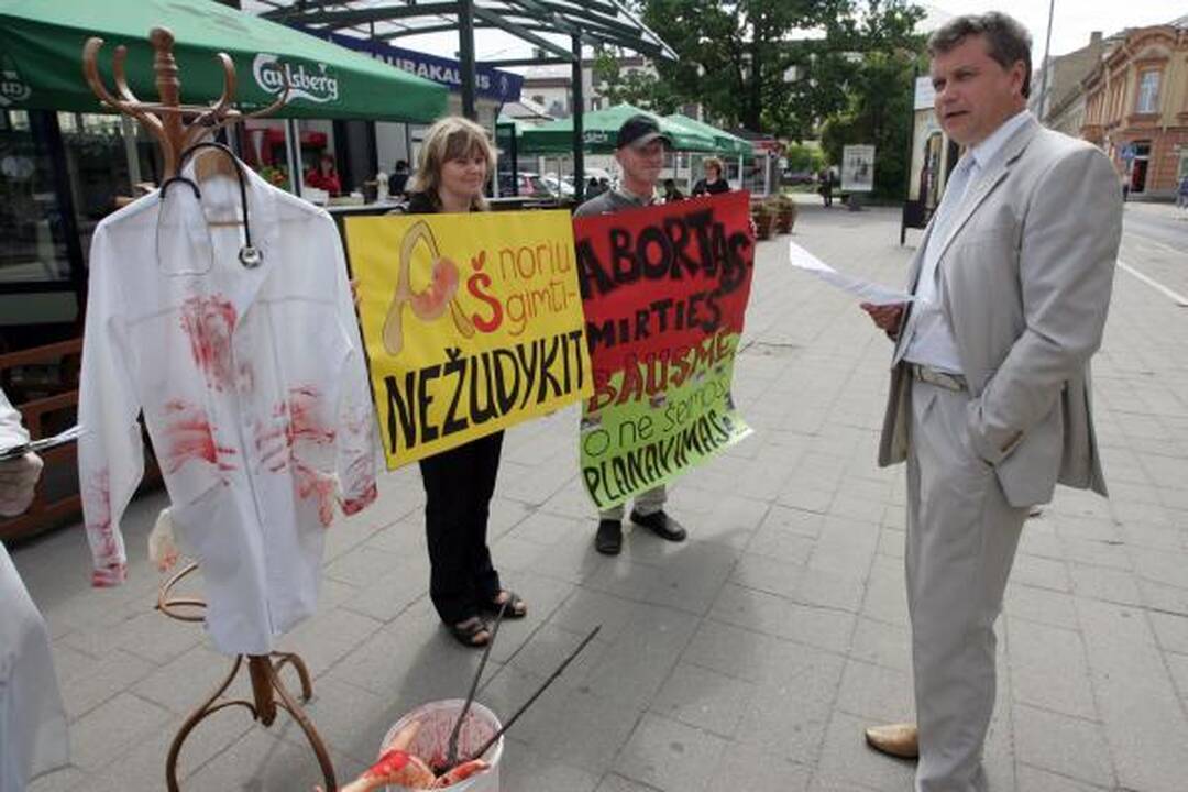Vaikų gynimo dieną - protestas prieš abortus