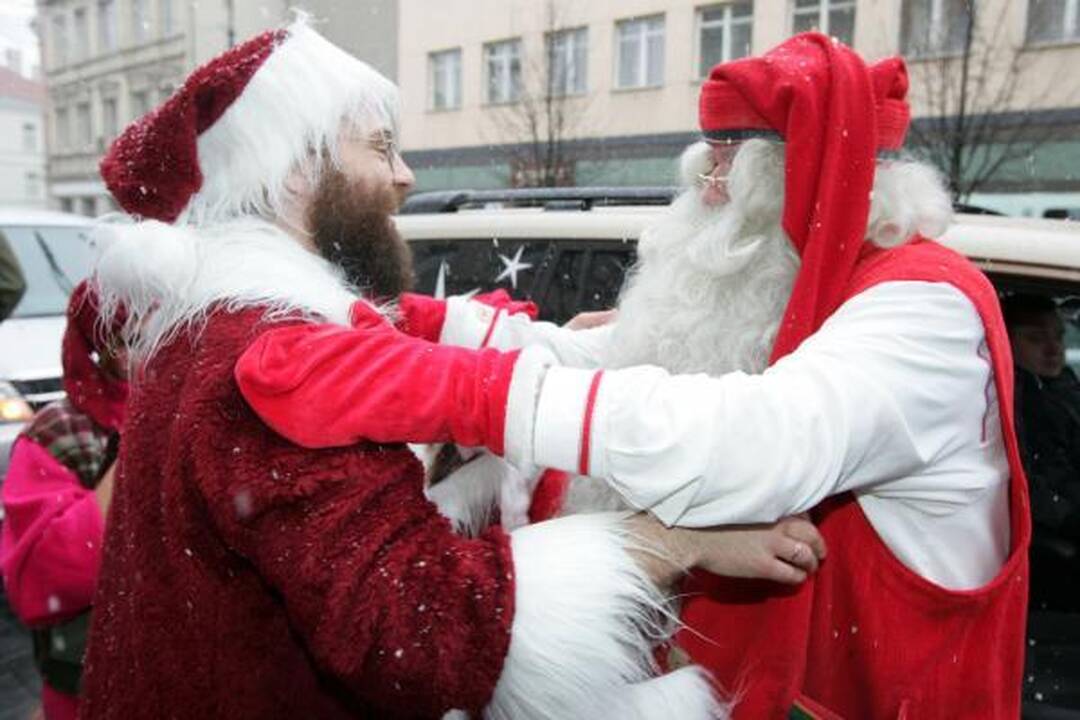 Vilniuje lankosi pagrindinis planetos Kalėdų senelis