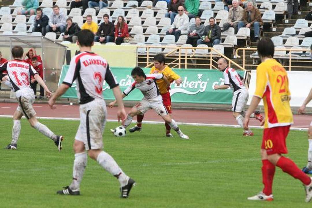 FC „Klaipėdą“ sutriuškino Marijampolės futbolininkai