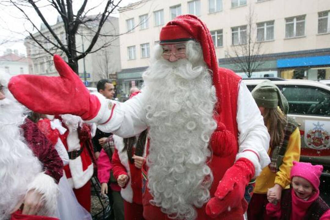 Vilniuje lankosi pagrindinis planetos Kalėdų senelis