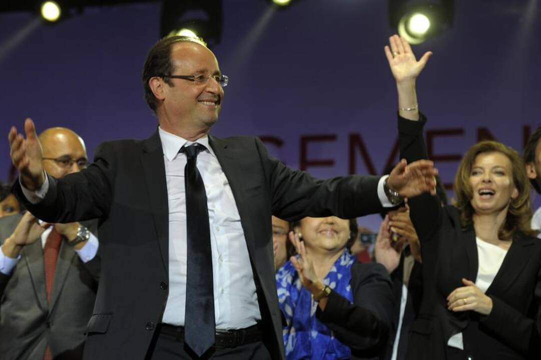 F.Hollande'as prezidento rinkimuose surinko 51,62 proc. balsų