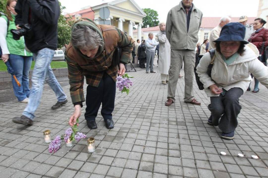 Po įvykių Garliavoje – mitingas prie Prezidentūros