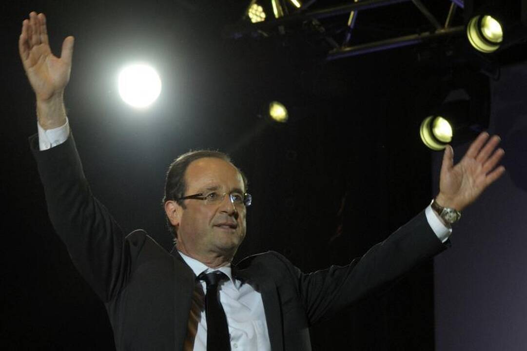 F.Hollande'as prezidento rinkimuose surinko 51,62 proc. balsų