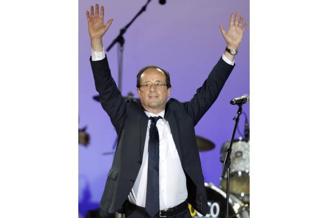 F.Hollande'as prezidento rinkimuose surinko 51,62 proc. balsų