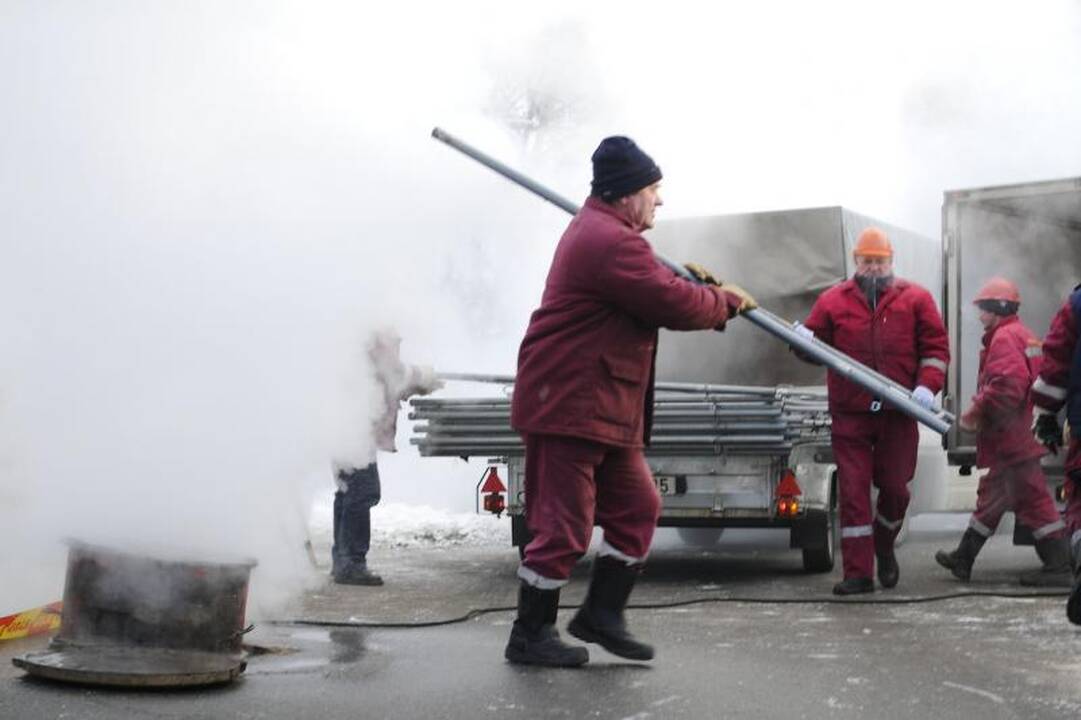 Avarija šilumos trasoje: be šildymo 146 namai