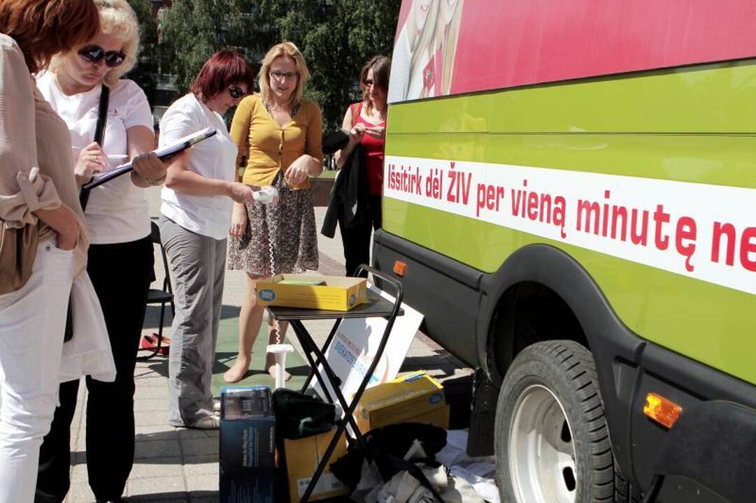 Uostamiestyje vyksta nemokama patikra dėl ŽIV   