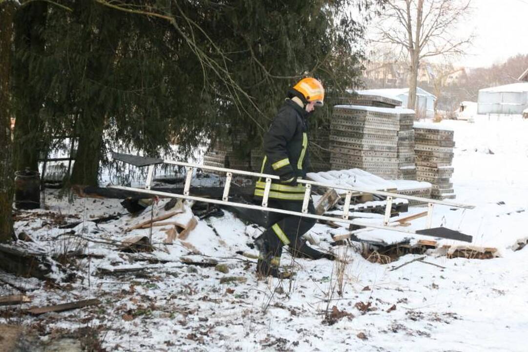 Vilniuje degė archeologinių vertybių sandėlis